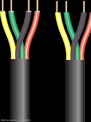 彩色電線電纜矢量圖的設計與應用解析